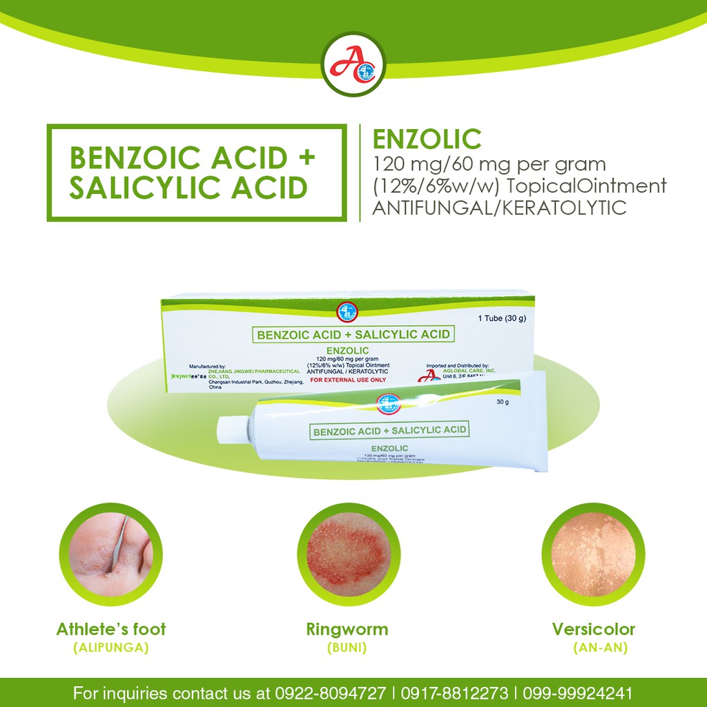 Benzoic Acid Salicylic Enzolic Shopee Philippines