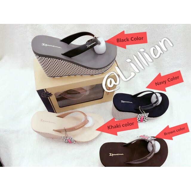 ipanema wedge flip flops