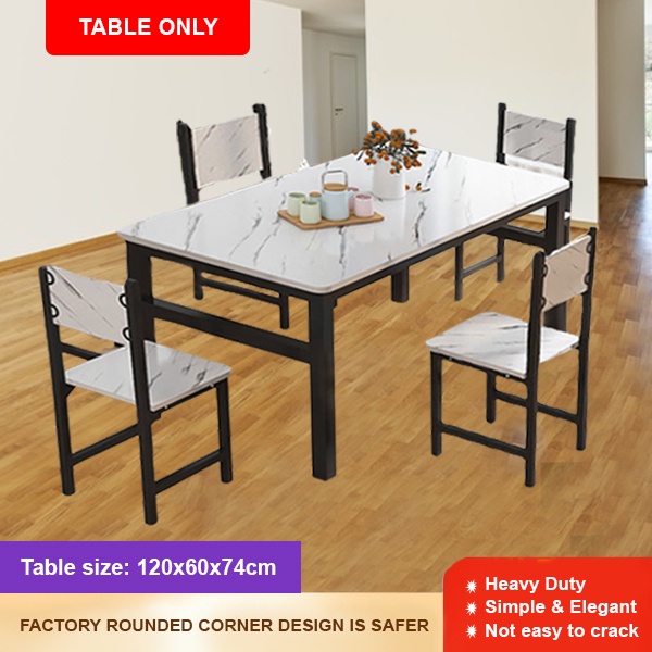 Dining table with chair 1 table 4 chair Simple and Elegant in Modern