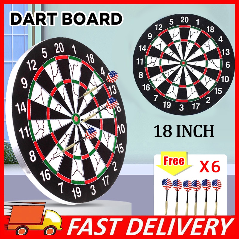 18 Inch Dart Board Original Thickening Doublesided Dart Board Dart
