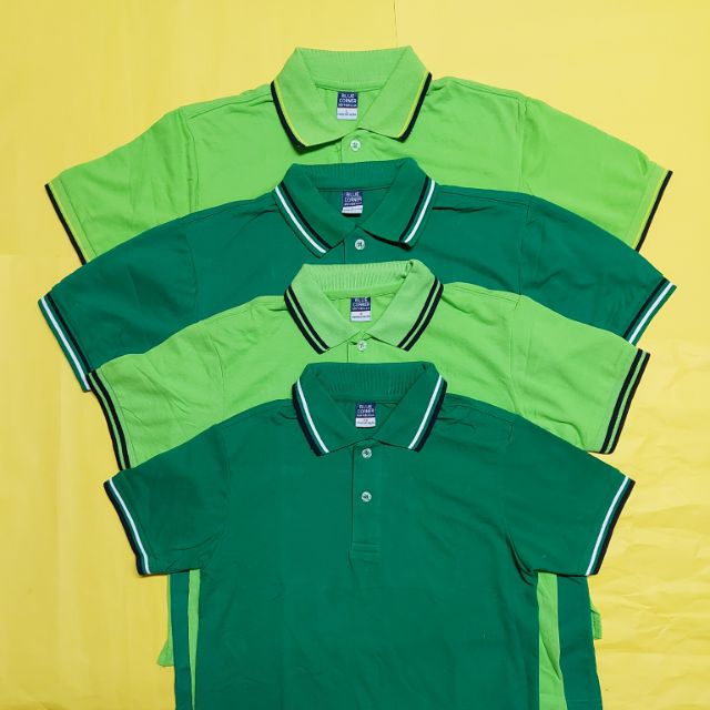 Blue Corner Polo Stripes Lining Men Unisex Comfort XS to 2XL Green ...