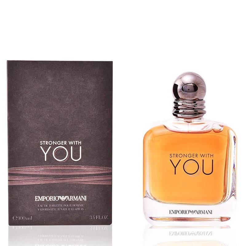 armani mens perfume stronger with you