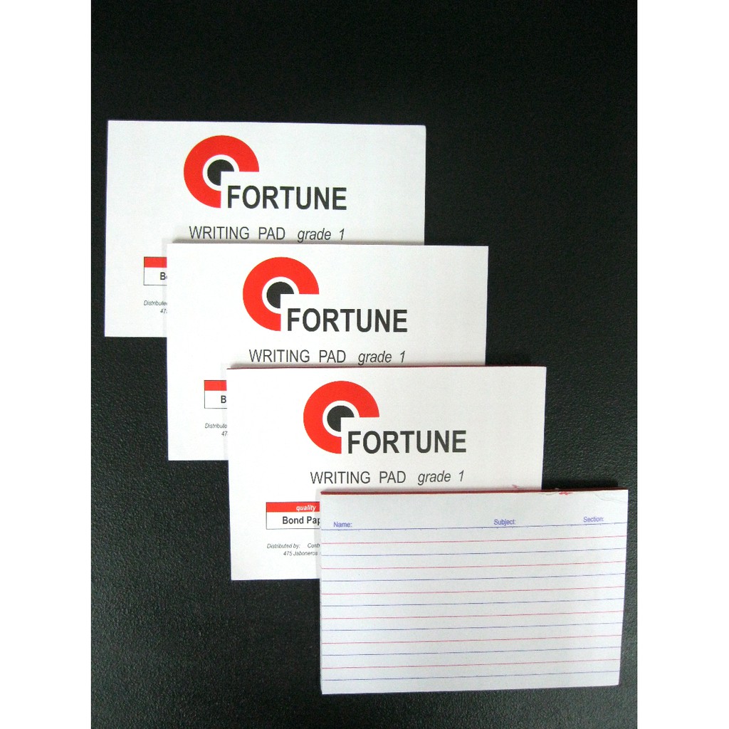 Grade 1 Writing pad 80 leaves 4 Set (bond paper) Shopee Philippines