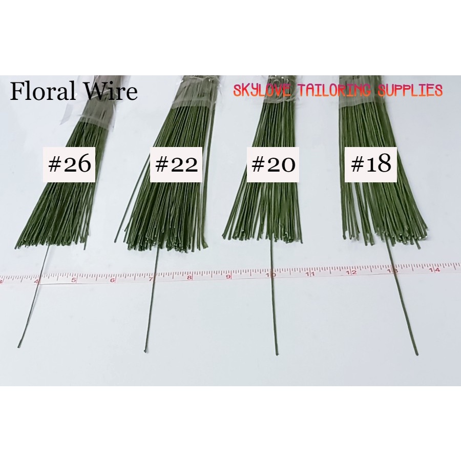 Floral Wire Gauge Chart