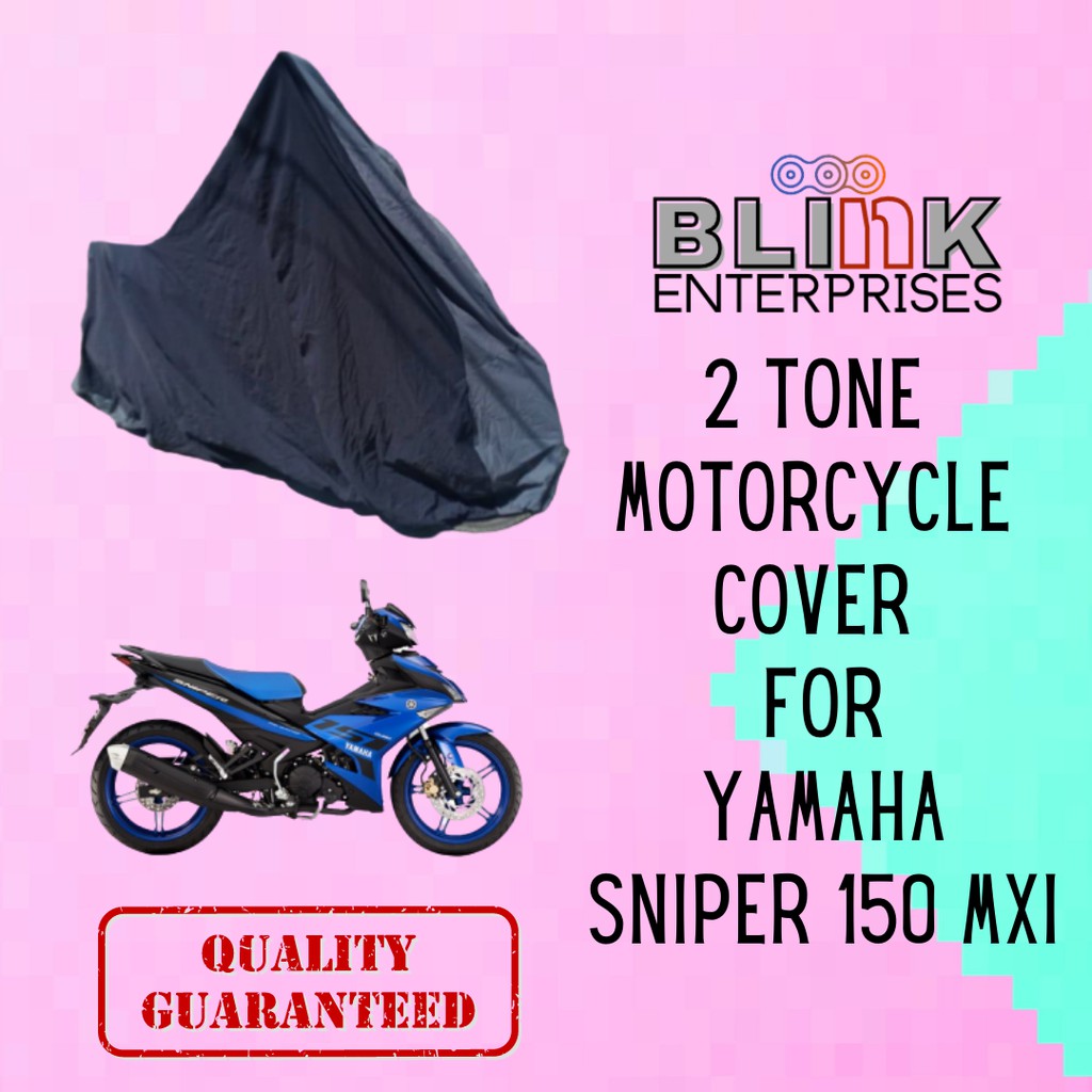 YAMAHA SNIPER 150 MXI 2 Tone Motorcycle Cover (With Built in Bag ...