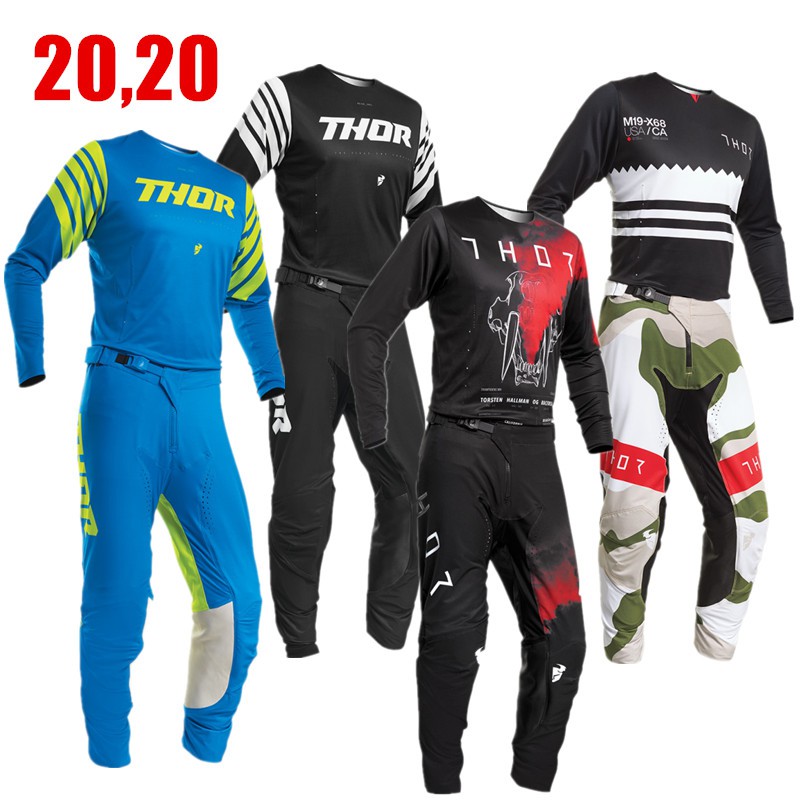 Download 2020 THOR PRIME PRO Motocross Jersey Set MX motocross suit atv dirt bike enduro Gear Set with ...