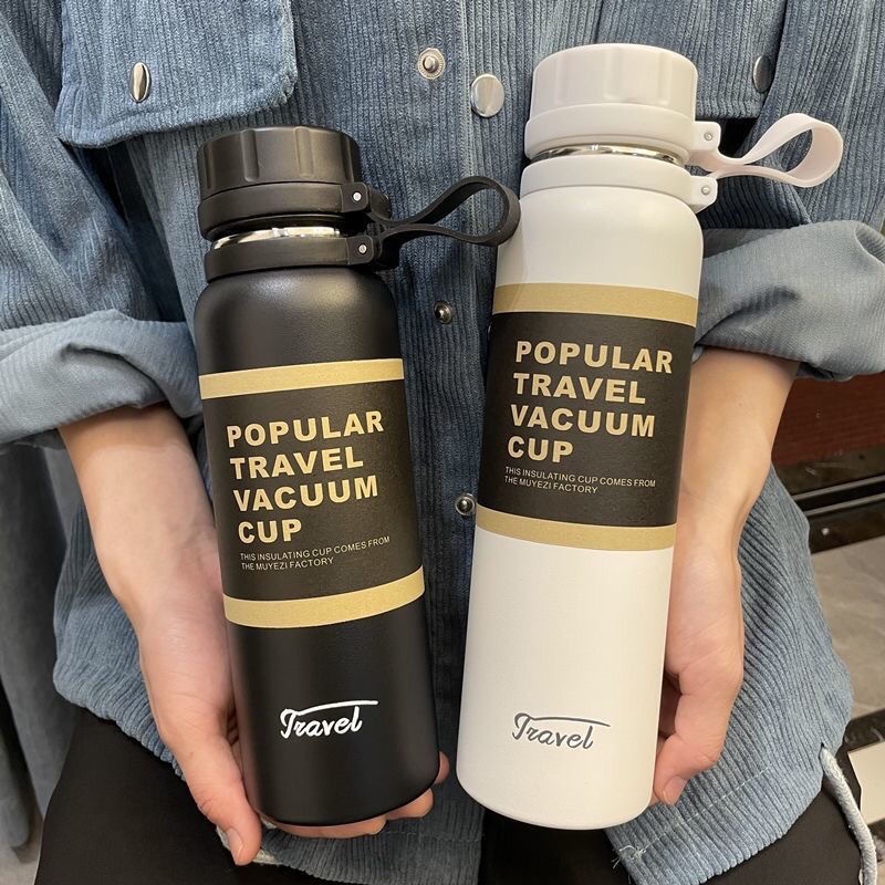 Tumbler Hot And Cold 1 Liter Thermos Flask Vacuum Stainless Steel Water