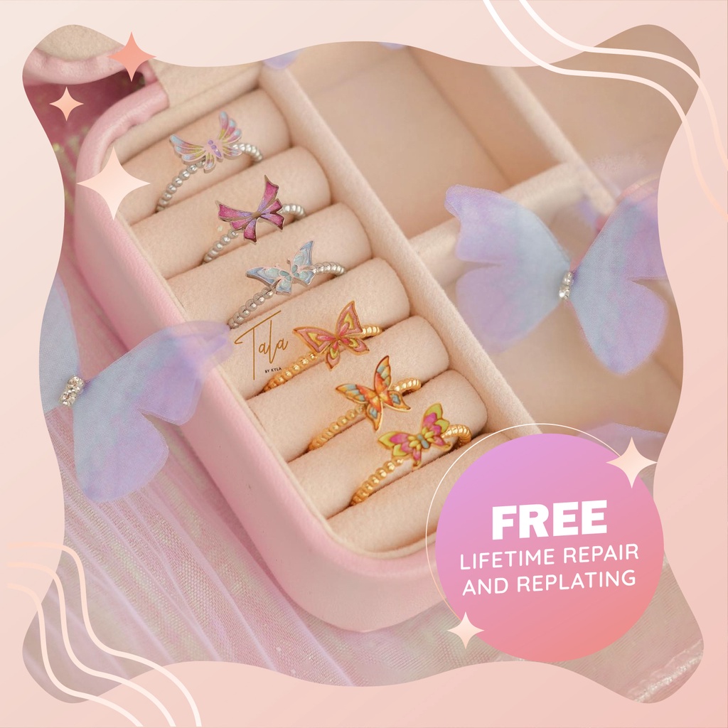 Tala by Kyla TBK Winx Club Inspired Gold Ring Collection Plus Gift Box Set Shopee Philippines