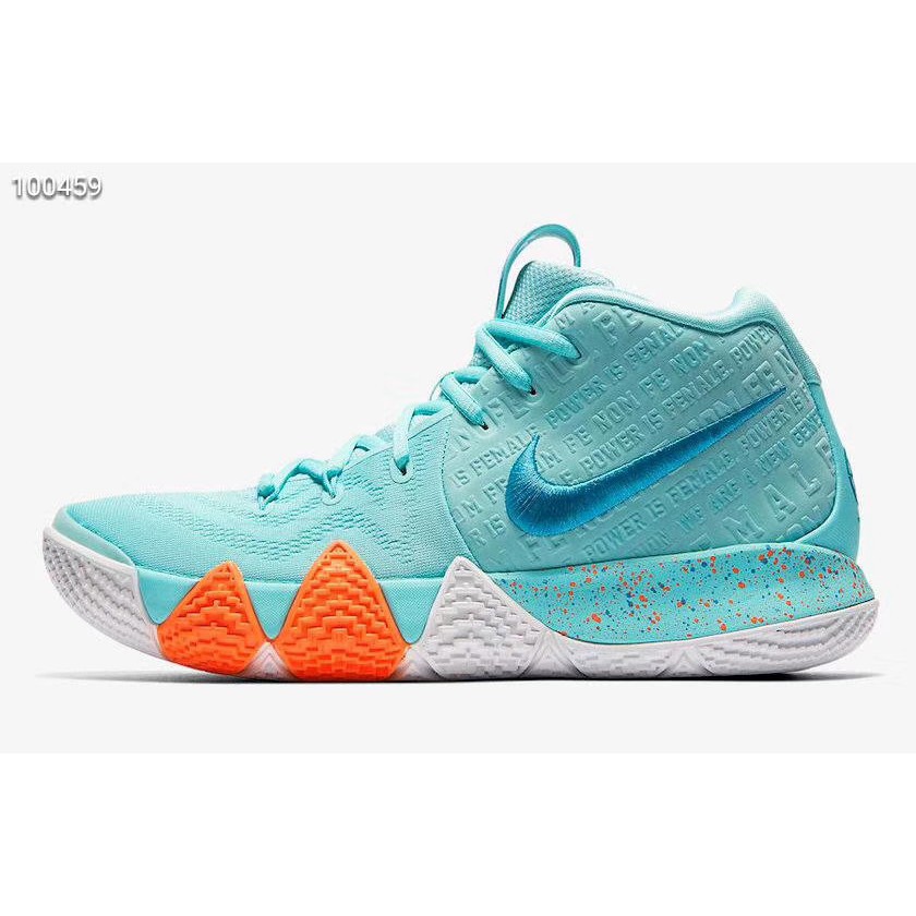 kyrie 4 blue and orange