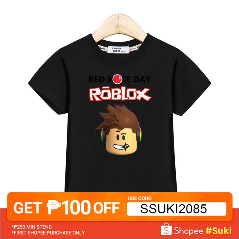 Kids Tops Boys Shirt Roblox T Shirt Full Cotton Boy Clothes Baby Child Tees - gucci plain scarf roblox