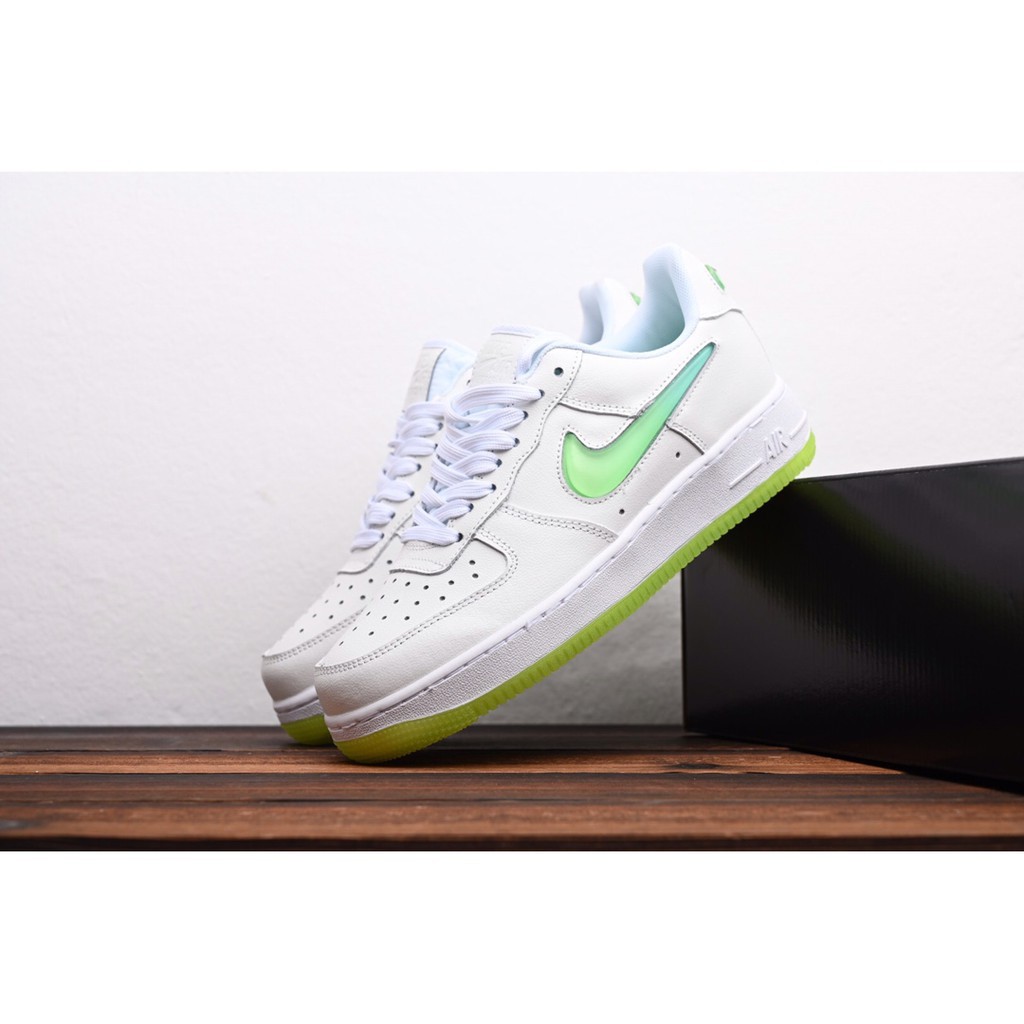 air force 1 jelly swoosh green