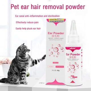 Pet Ear Powder Dog Ear Care Pet Ear Cleaner Pet Ear Excess Hair Removal Powder Cleaning Products