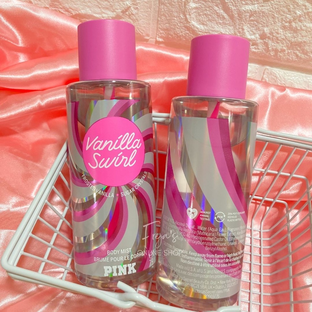 Victorias Secret Pink Vanilla Swirl Fragrance Mist Shopee Philippines 