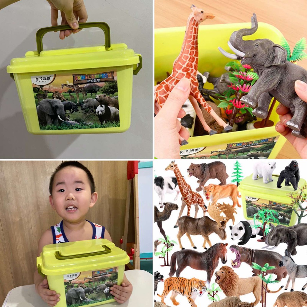 Animal Paradise Set Toys for kids / Animal Figures / Animals Toys ...