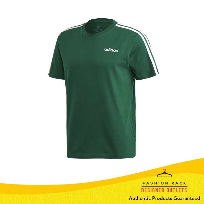 adidas essentials 3 stripes tee