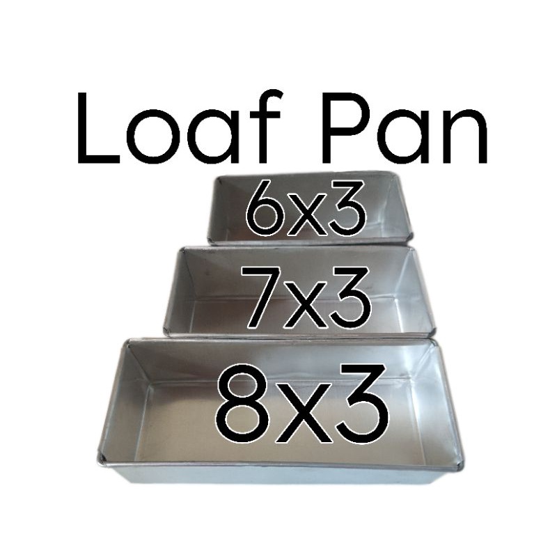 Loaf Pan 6x3 7x3 8x3 inches Shopee Philippines