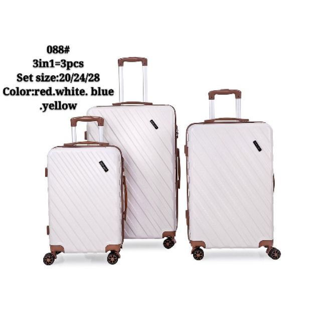 luggage set size