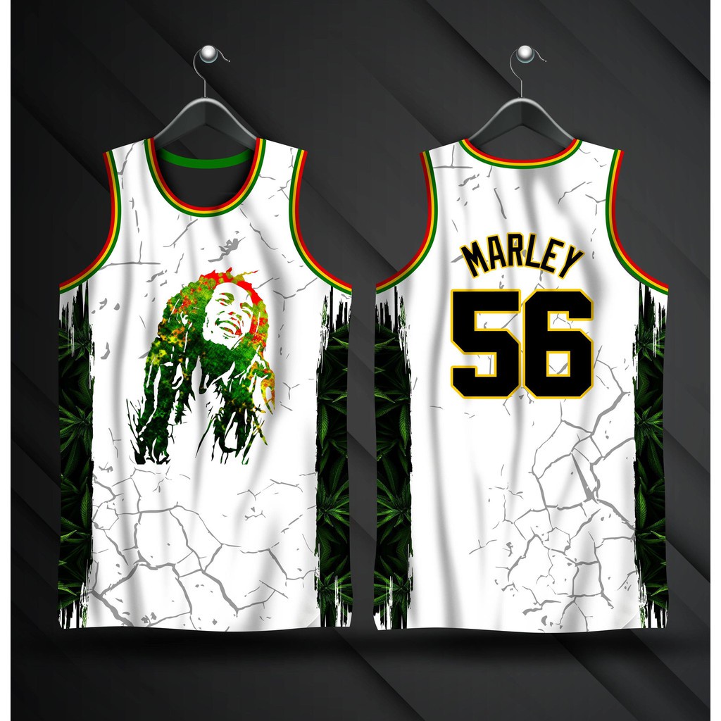 Bob Marley Jersey Reggae Jersey Full Sublimation Jersey Shopee