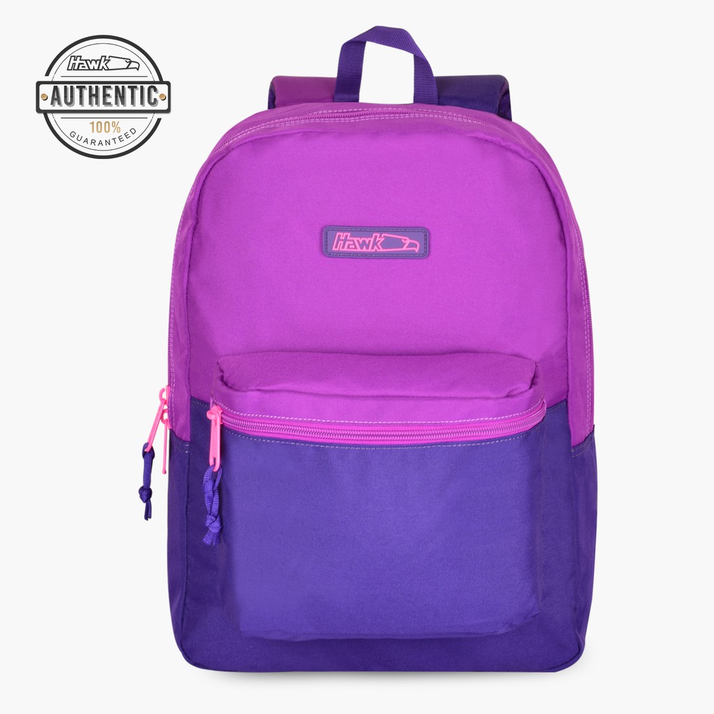 Hawk 4897 Backpack (Purple/Neon Pink) Shopee Philippines