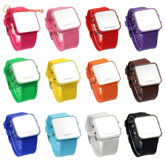 faceless digital watch