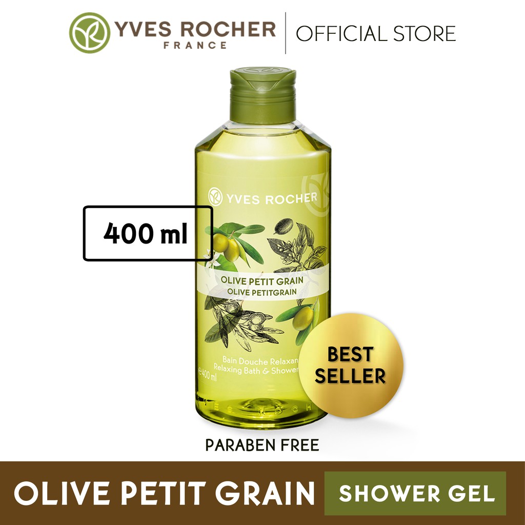YVES ROCHER Olive Petitgrain Relaxing Shower Gel 400ml Shopee Philippines