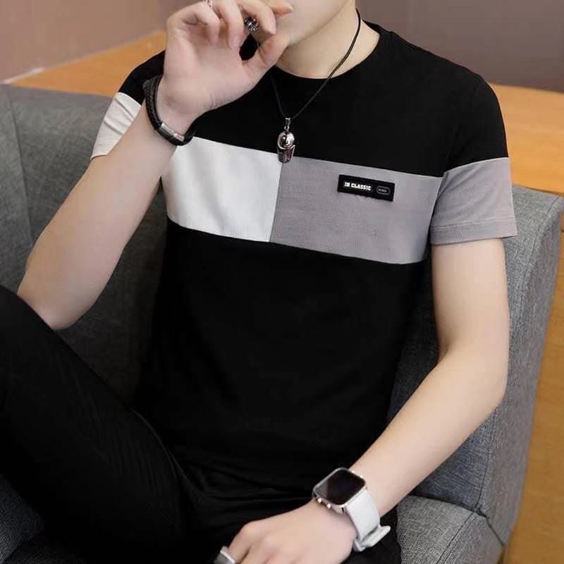 T Shirt Korean Style Men 2026.Fashion korean men casual T-shirt | Shopee Philippines