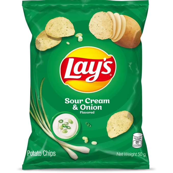 Lay's Sour Cream & Onion 50g Shopee Philippines