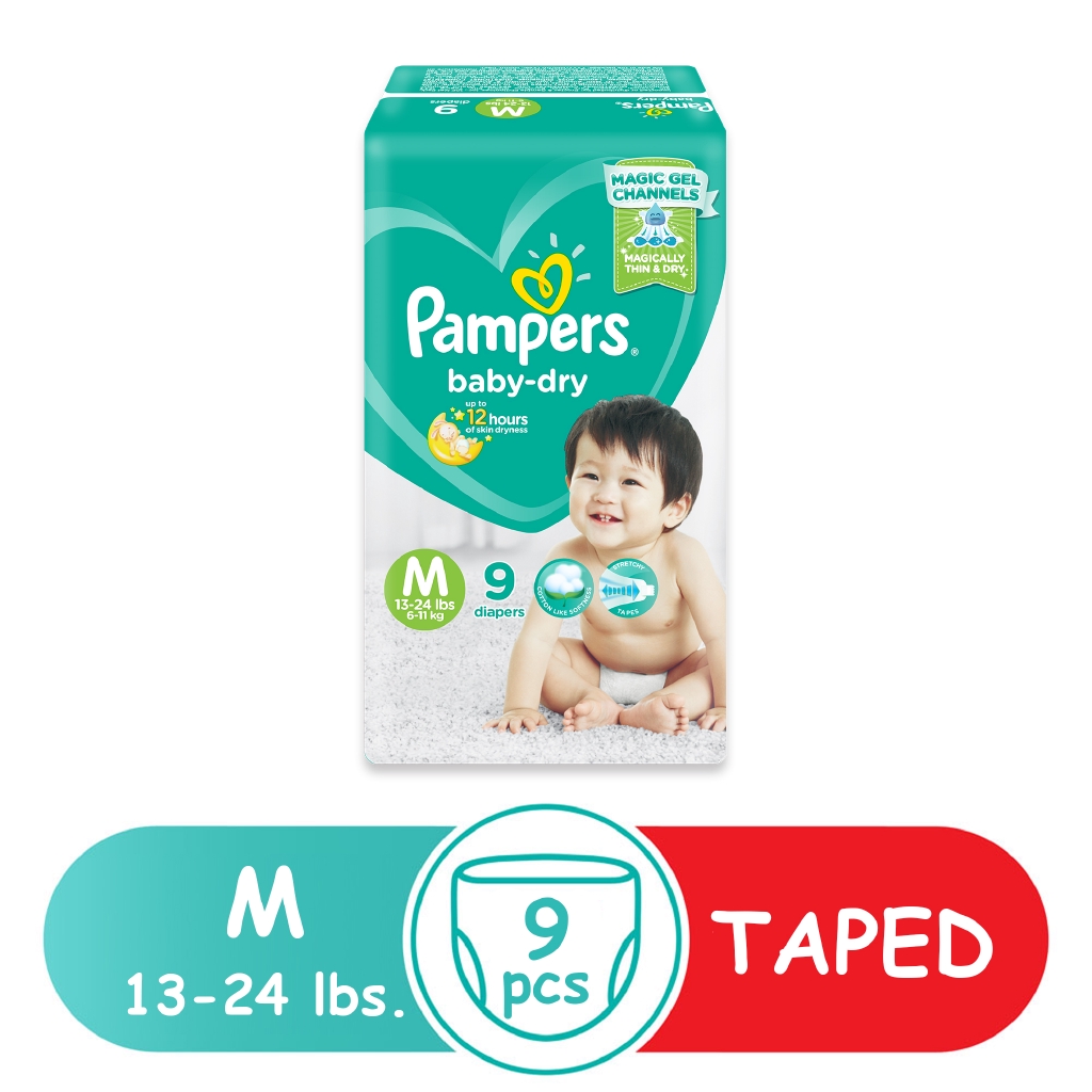 pampers baby dry medium