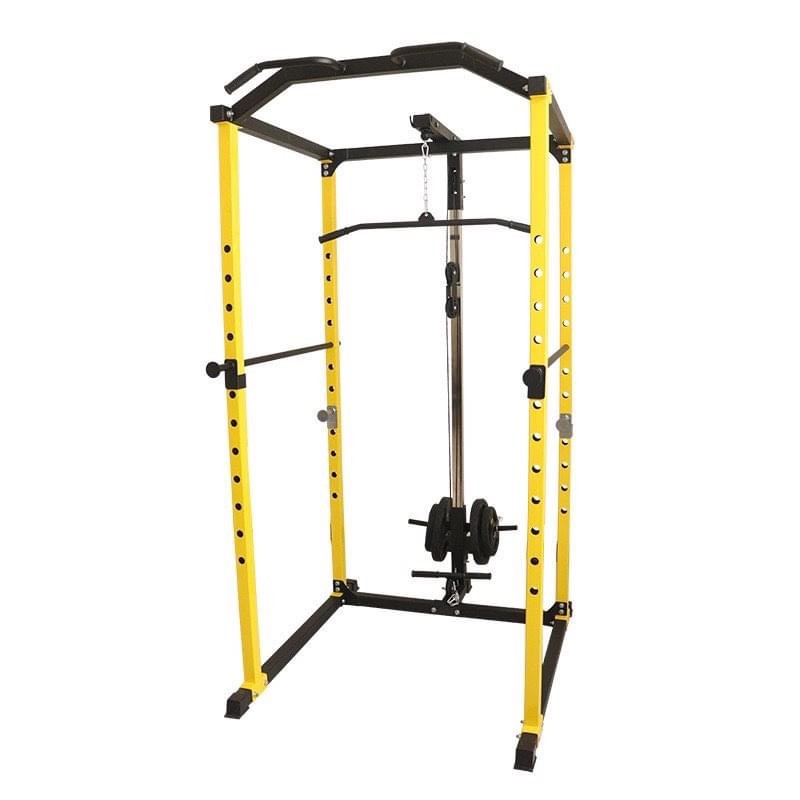 Multi Function Squat Rack Power Cage (Black and Yellow) Shopee