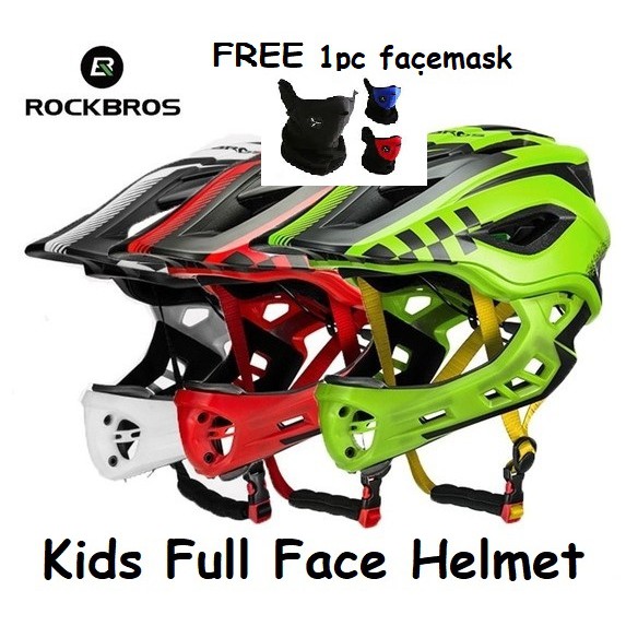 kids full face bicycle helmet