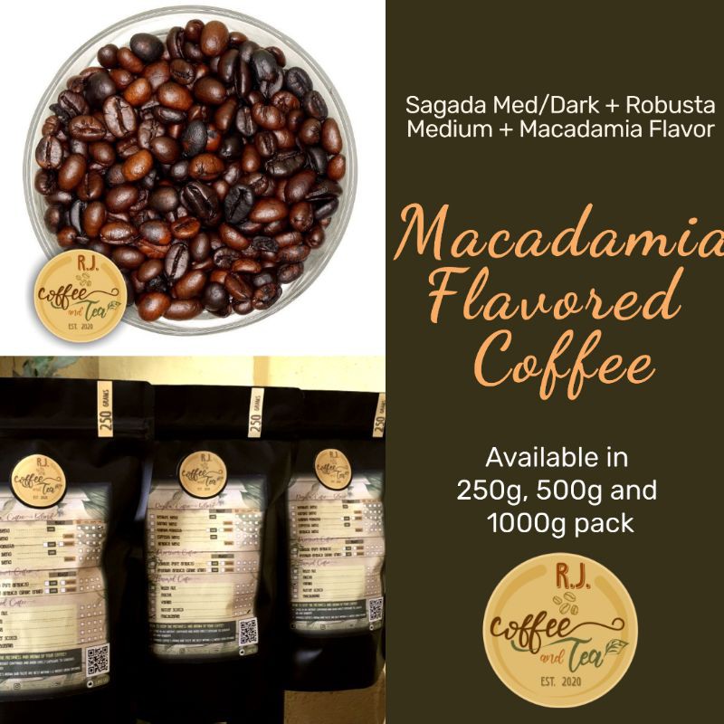 Macadamia Flavored Coffee Cordillera Coffee Beans And Grounds Best Seller Shopee Philippines