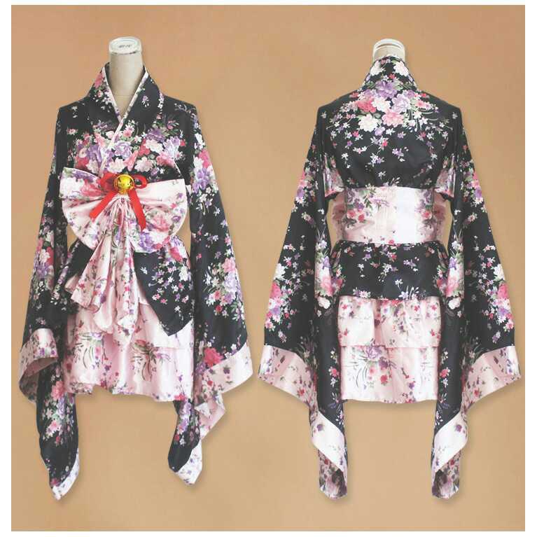 plus size japanese kimono dress