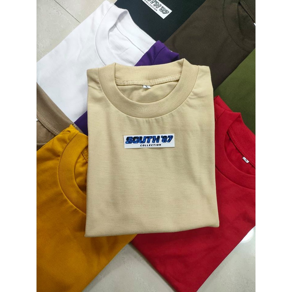 Pro-club Inspired Cream Oversized T-shirt South '87 Collection | Shopee ...
