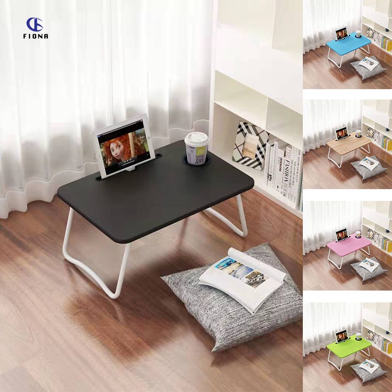 Laptop Table Foldable In Bed Study Table Computer Desk 50x30x28cm