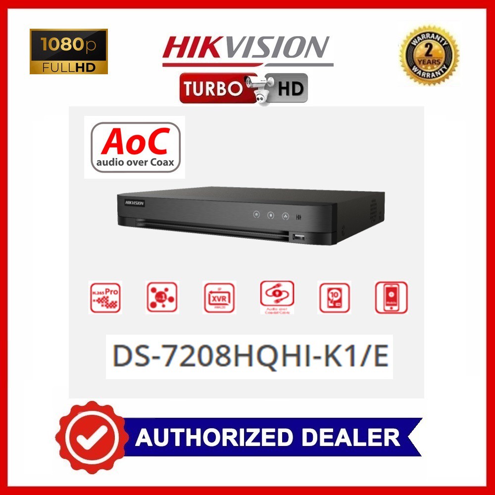 Hikvision Ds 78hqhi K1 E S 8ch 4mp Lite H 265 Pro Dvr 4 250