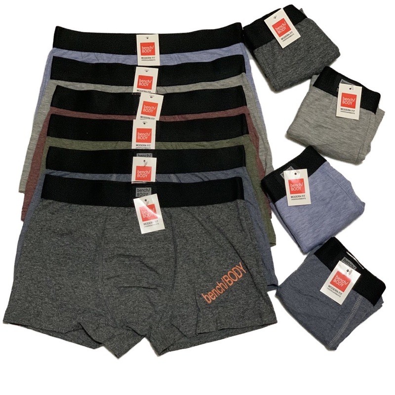 SF H&M/Bench high quality men's boxer brief 6pcs | Shopee Philippines