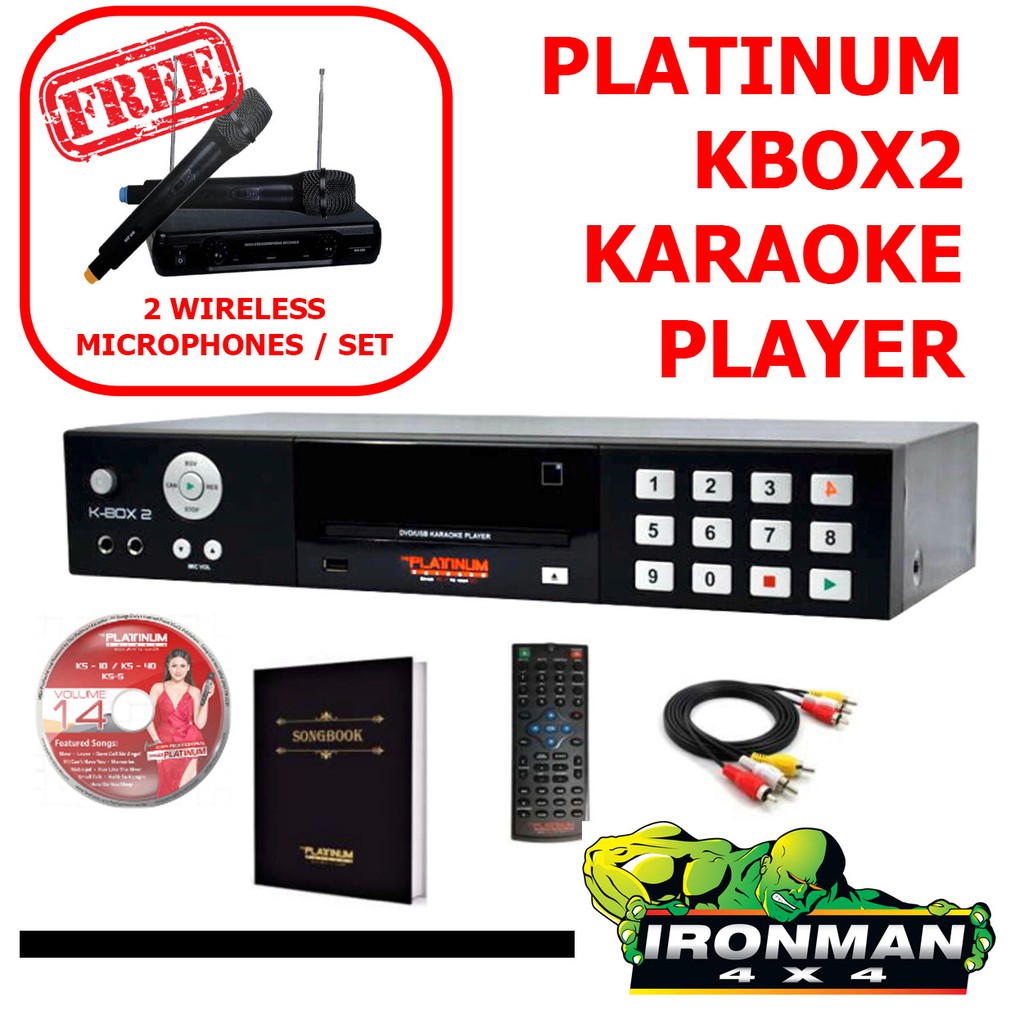 D' PLATINUM KBOX 2 DVD KARAOKE PLAYER Shopee Philippines