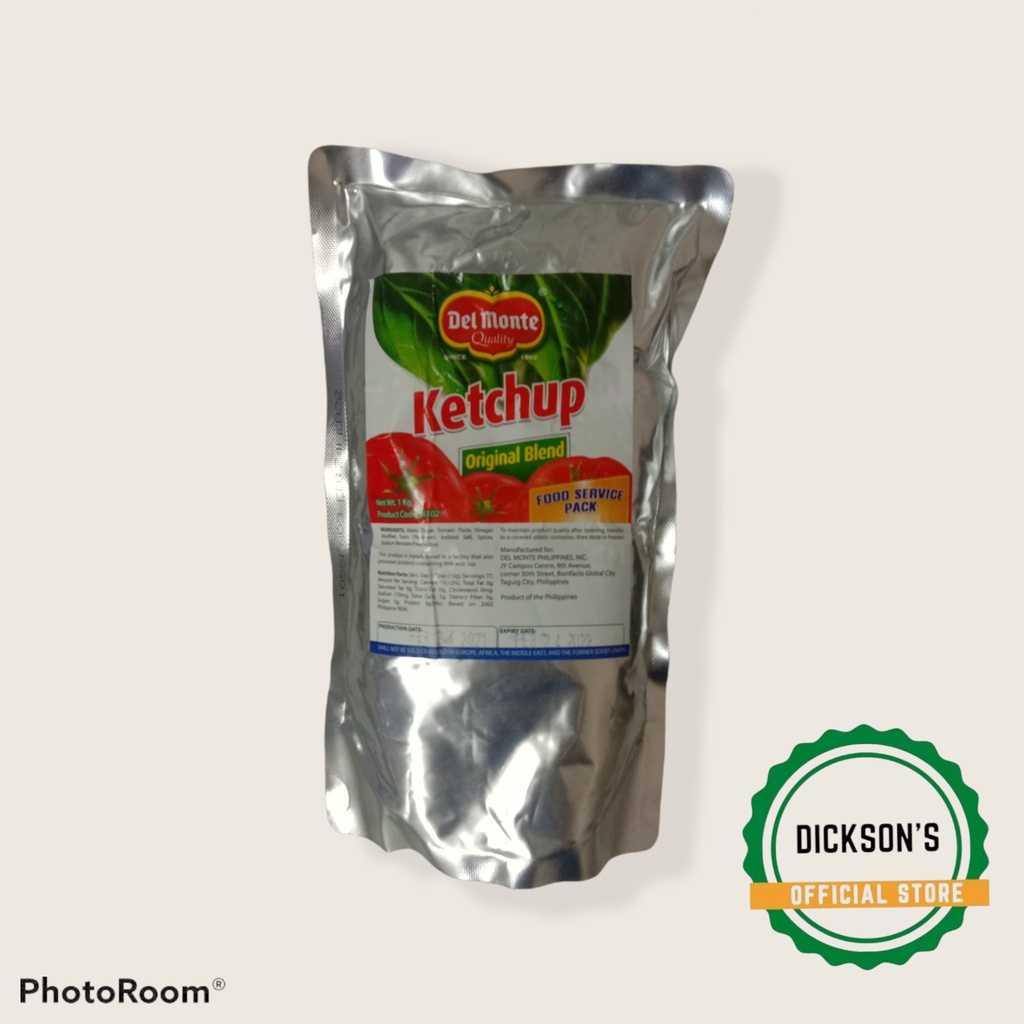 Del Monte Ketchup Original blend1kgs Shopee Philippines