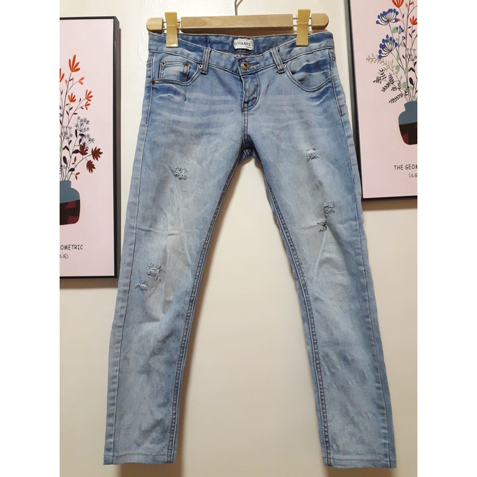 Preloved VIVA&PS Ripped Jeans | Shopee Philippines