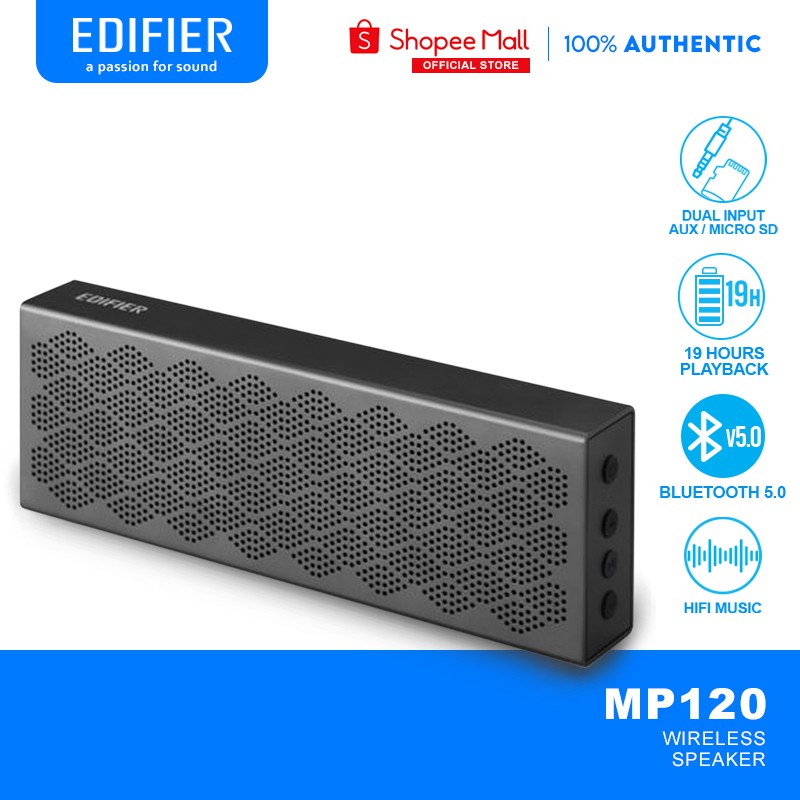 Edifier MP120 Wireless Premium Aluminum Bluetooth 5.0 Portable Speaker