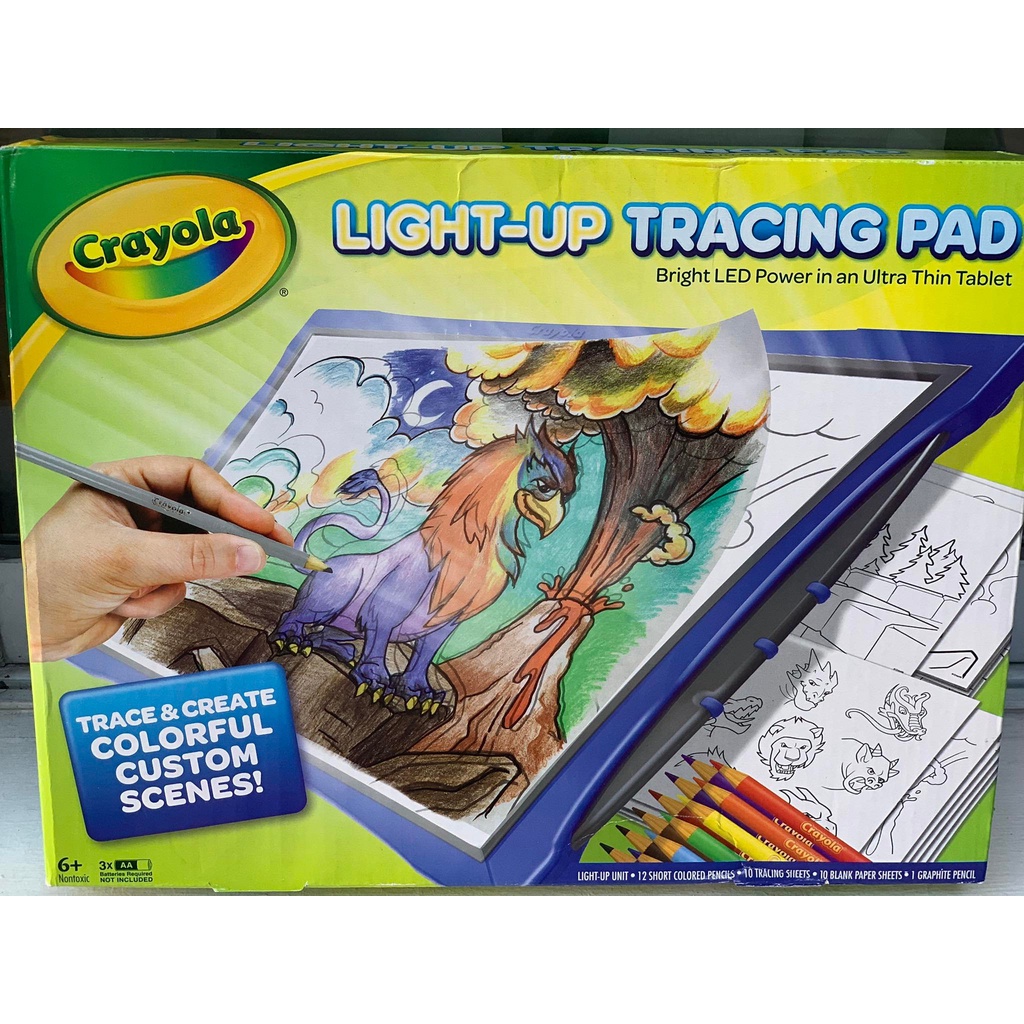 Crayola Light-up Tracing Pad Blue | Shopee Philippines