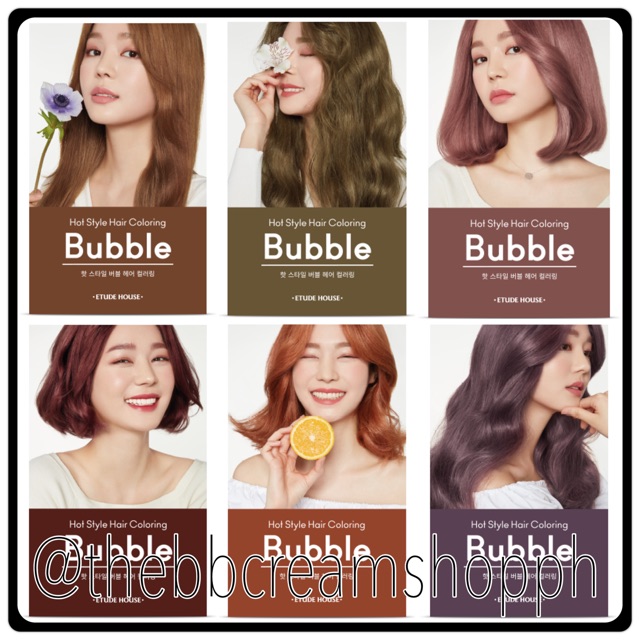 ETUDE HOUSE Hot Style Bubble Hair Color | Shopee Philippines