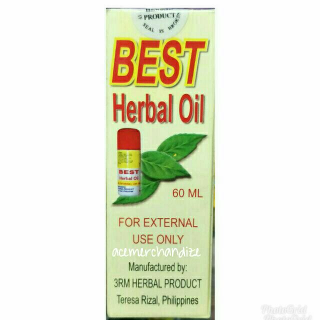 Best Herbal Oil 60ml Shopee Philippines