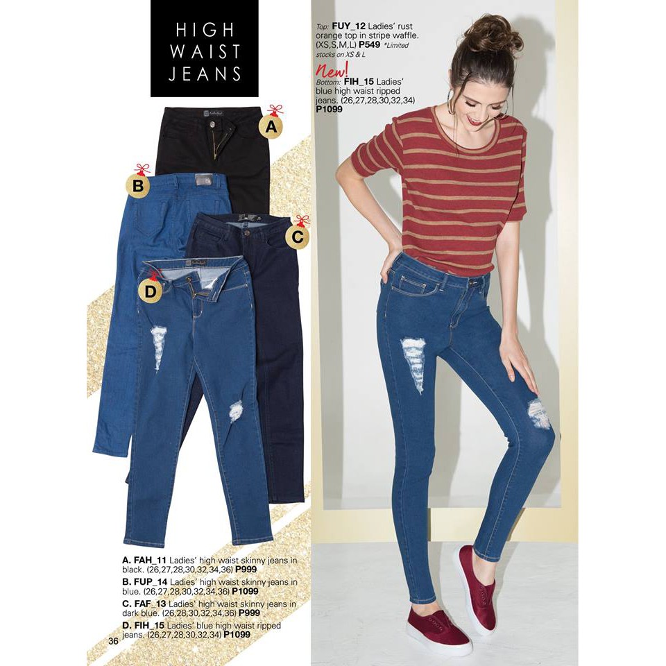 size 14 high waisted jeans