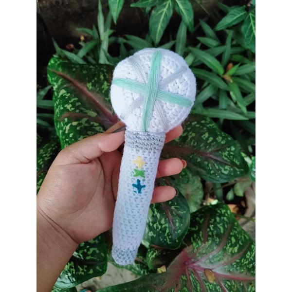 Handmade TXT crochet lightstick Shopee Philippines