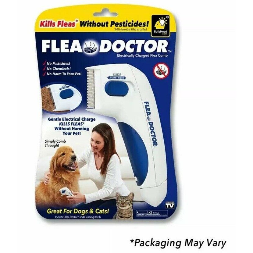 electric flea & tick comb for cats dogs