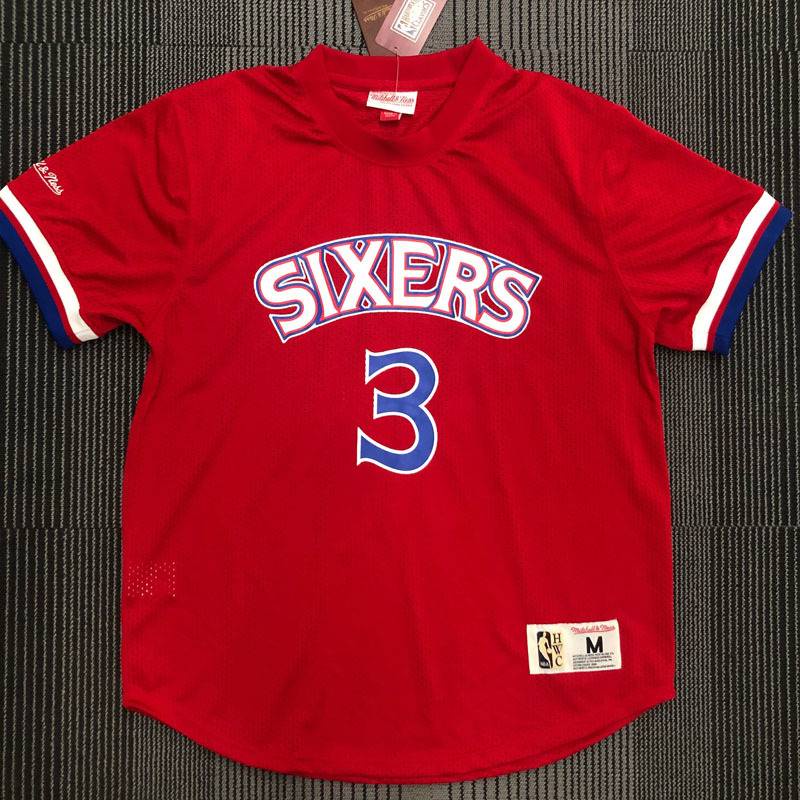 NBA Jersey Philadelphia 76ers Iverson Classic Short Sleeve Basketball