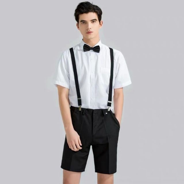 suspender shorts men