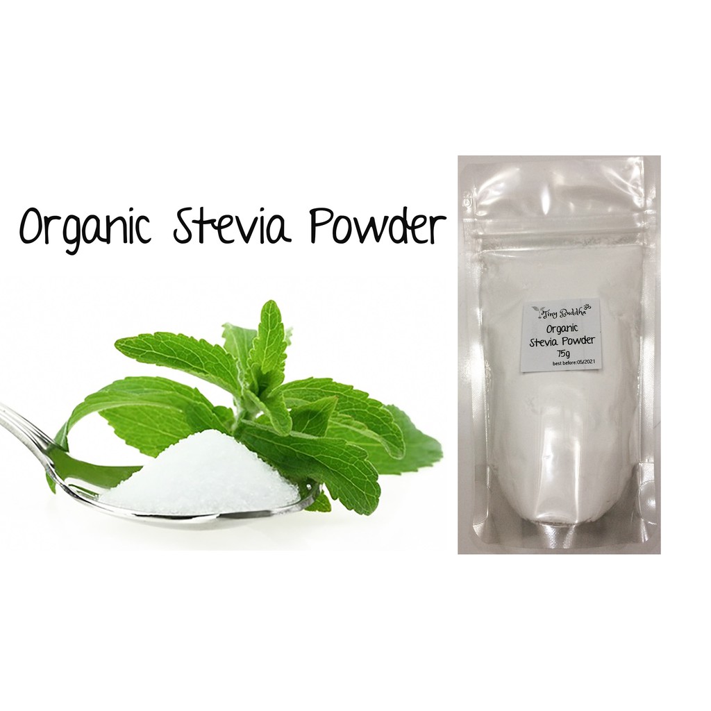 organic pure stevia powder 75g sweetener keto Shopee Philippines
