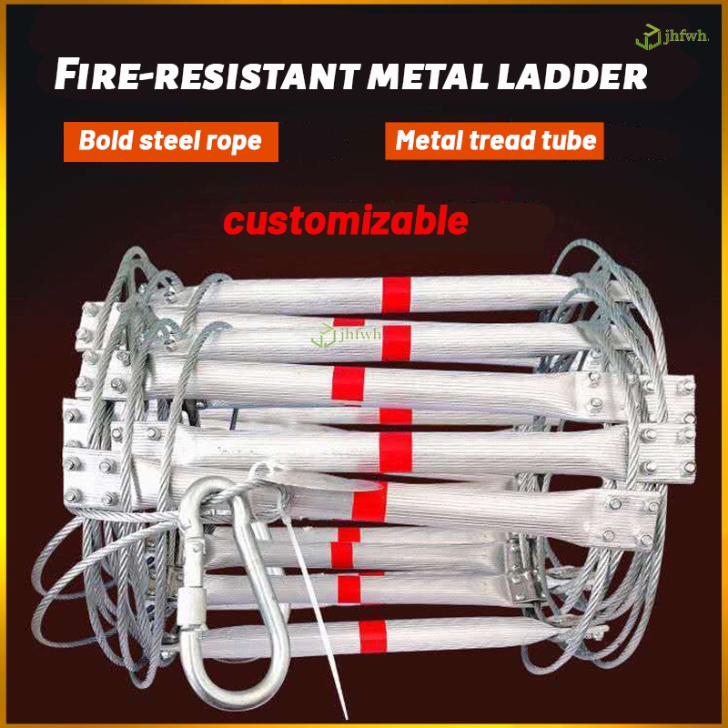 Fire Escape Ladder Fire Wire Rope Ladder Aerial Work Rescue Rescue ...